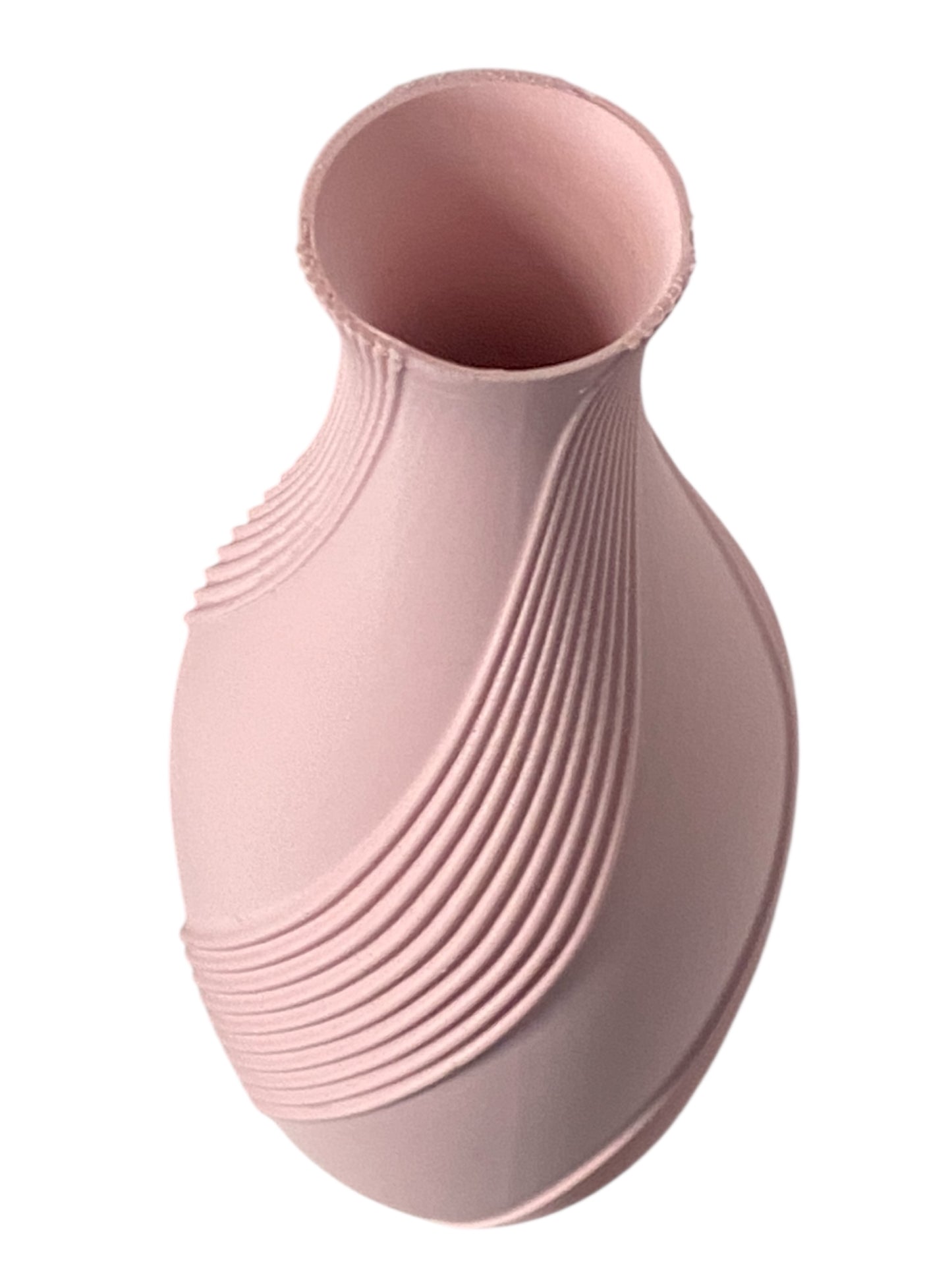 "Elegant Eco-Friendly Pastel 3D-Printed Decorative Vase"