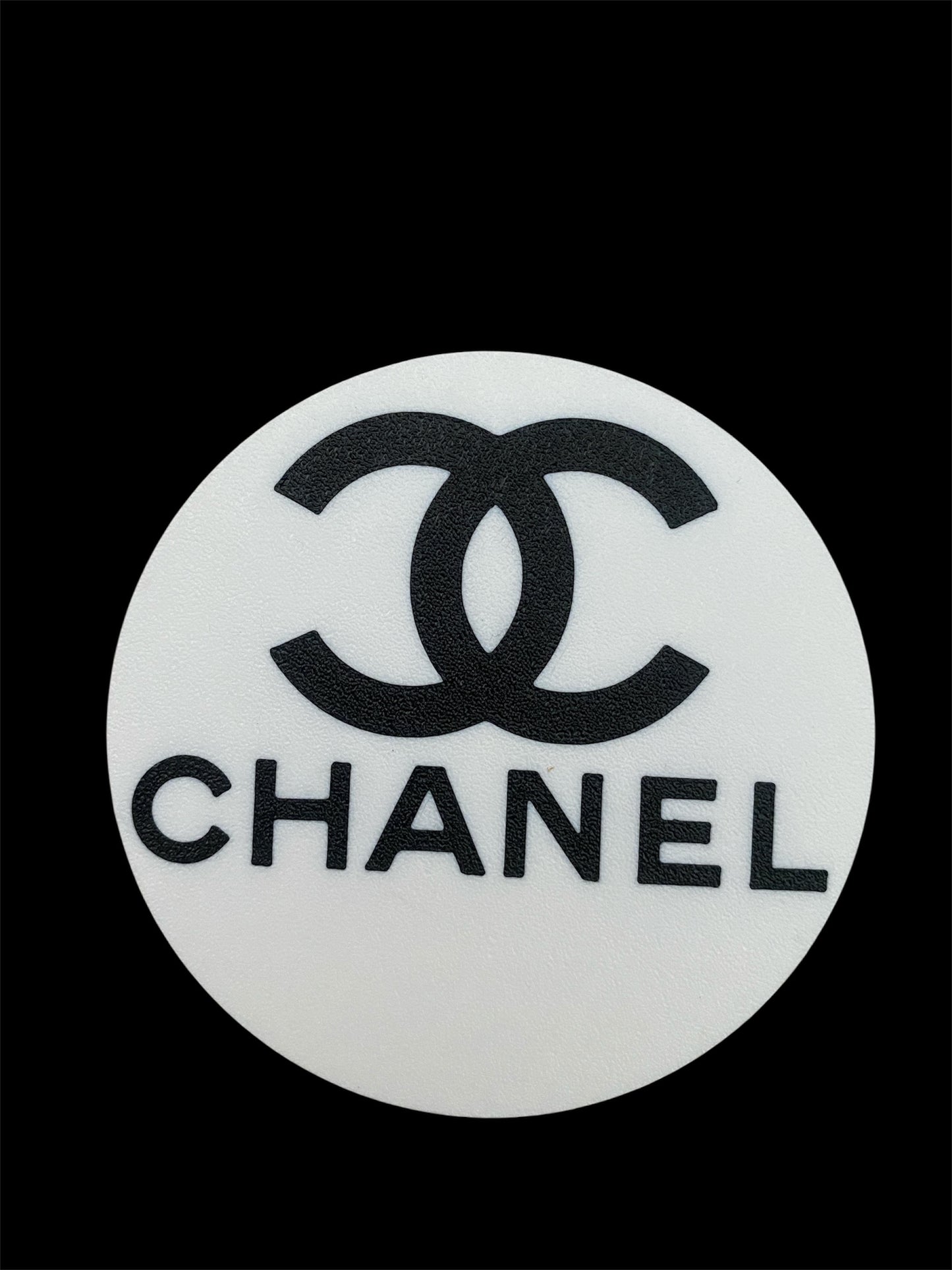 "Stylish Fashion Brand Logo Coasters – Elevate Your Space with Iconic Style"