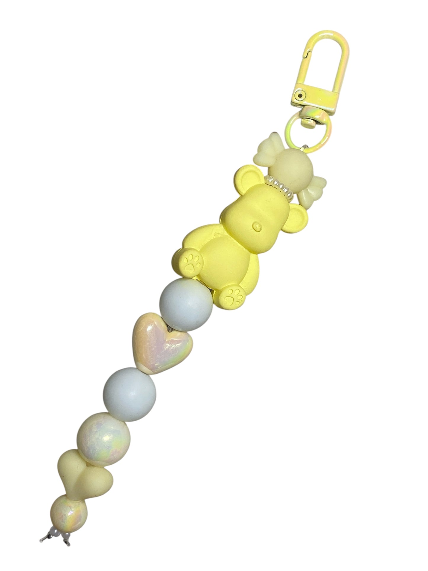 Bear and Beads keychain
