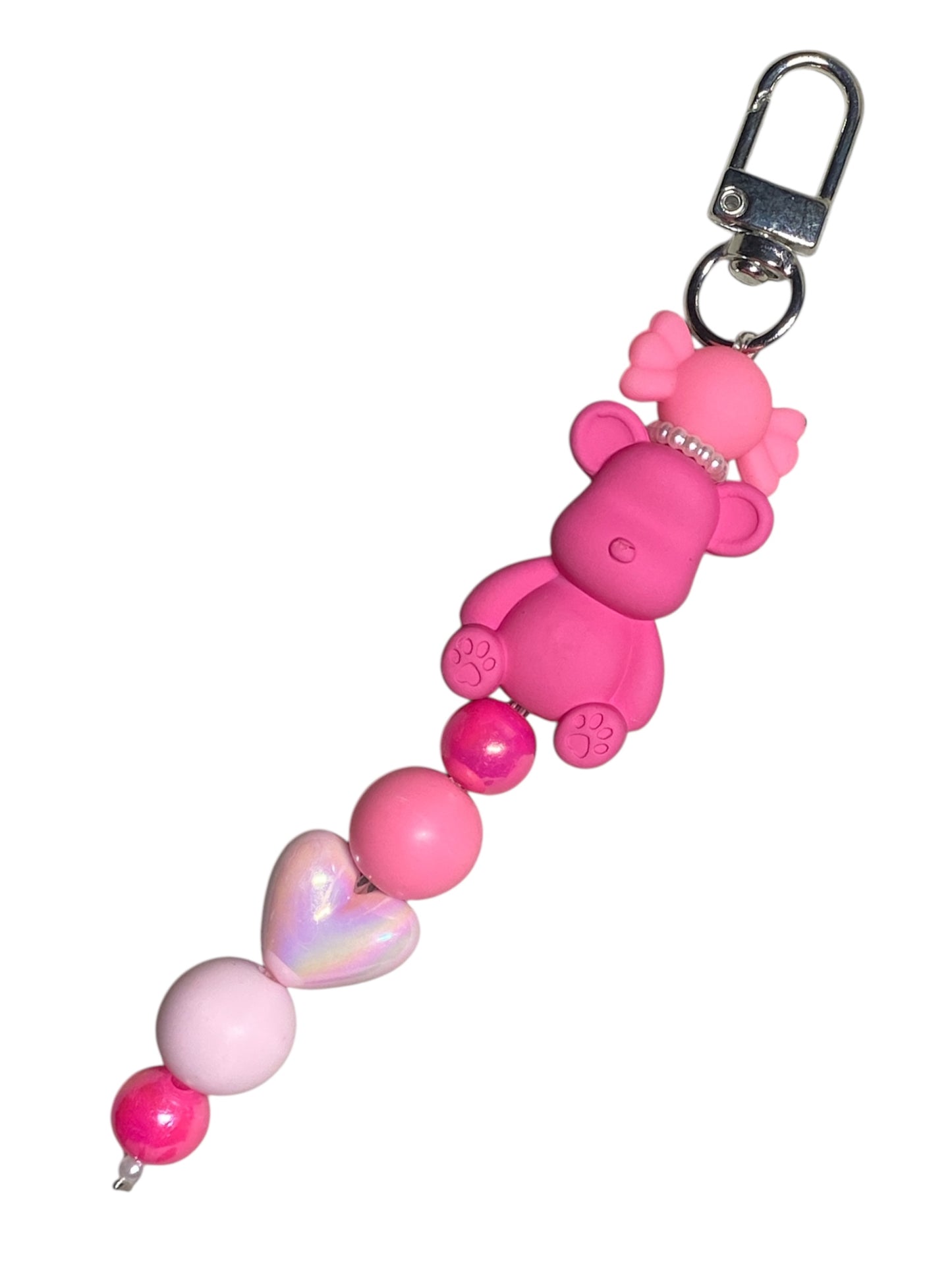 Bear and Beads keychain