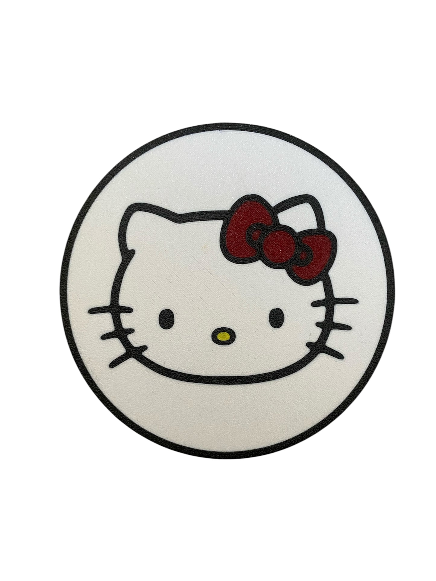 "Fun & Colorful Character Coasters Featuring Hello Kitty, Stitch, and Friends"