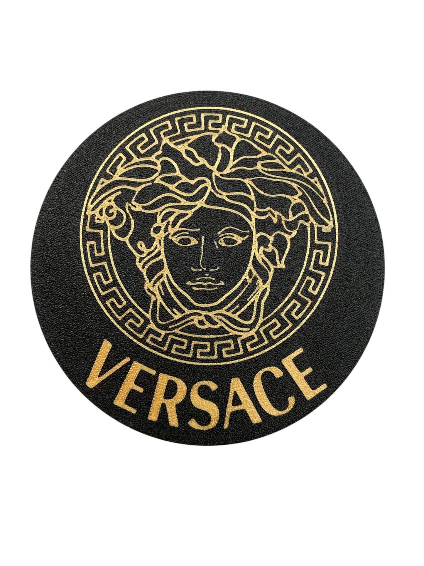 "Stylish Fashion Brand Logo Coasters – Elevate Your Space with Iconic Style"