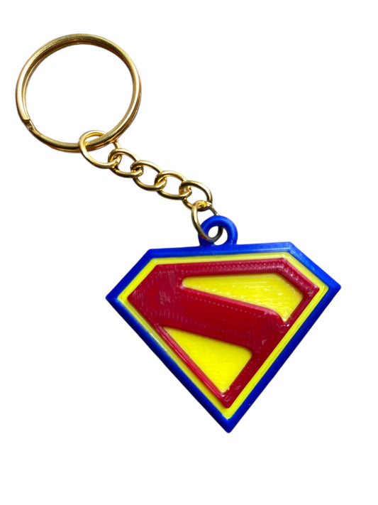 Super man keychain