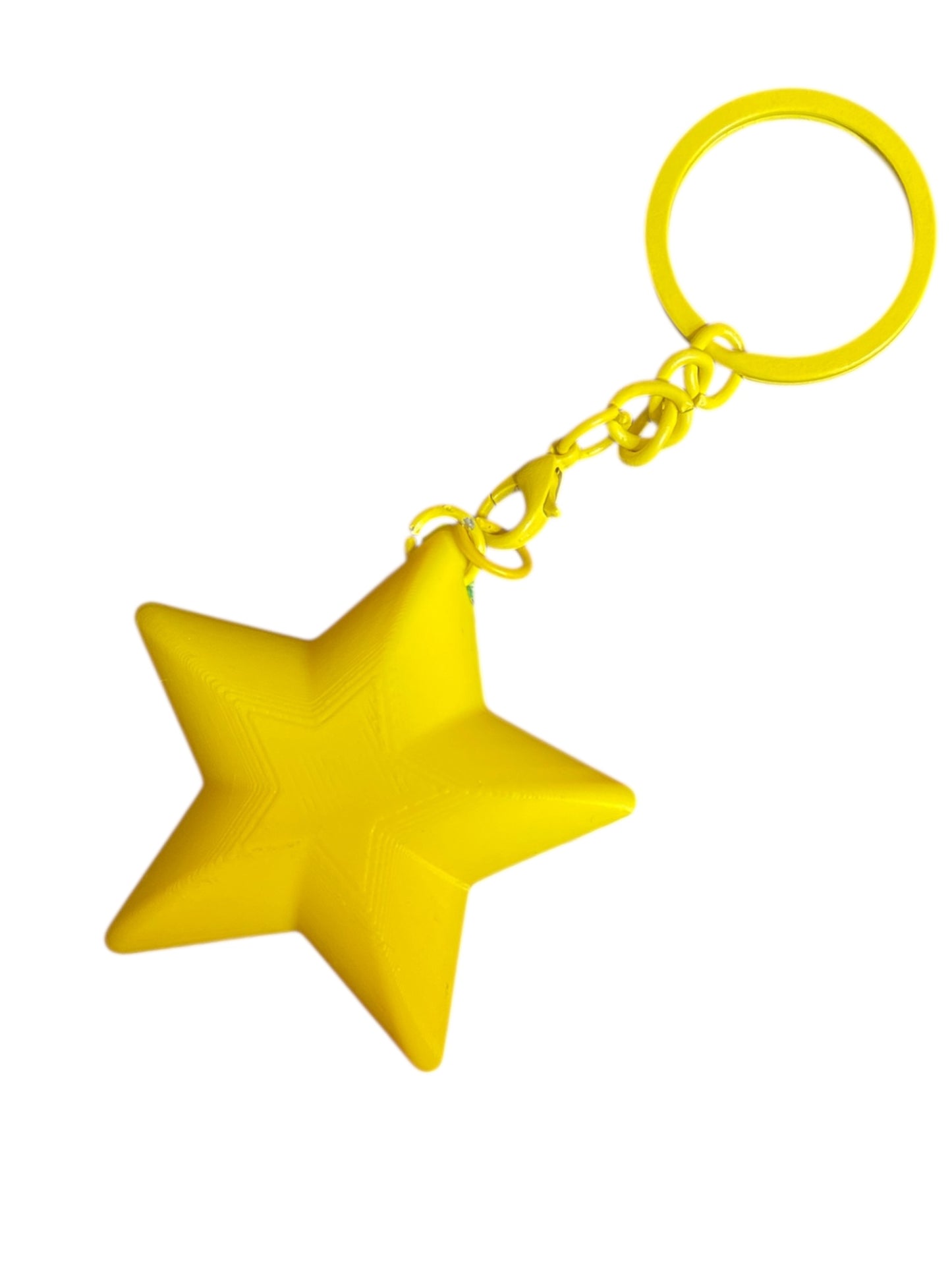 Super Mario star keychain