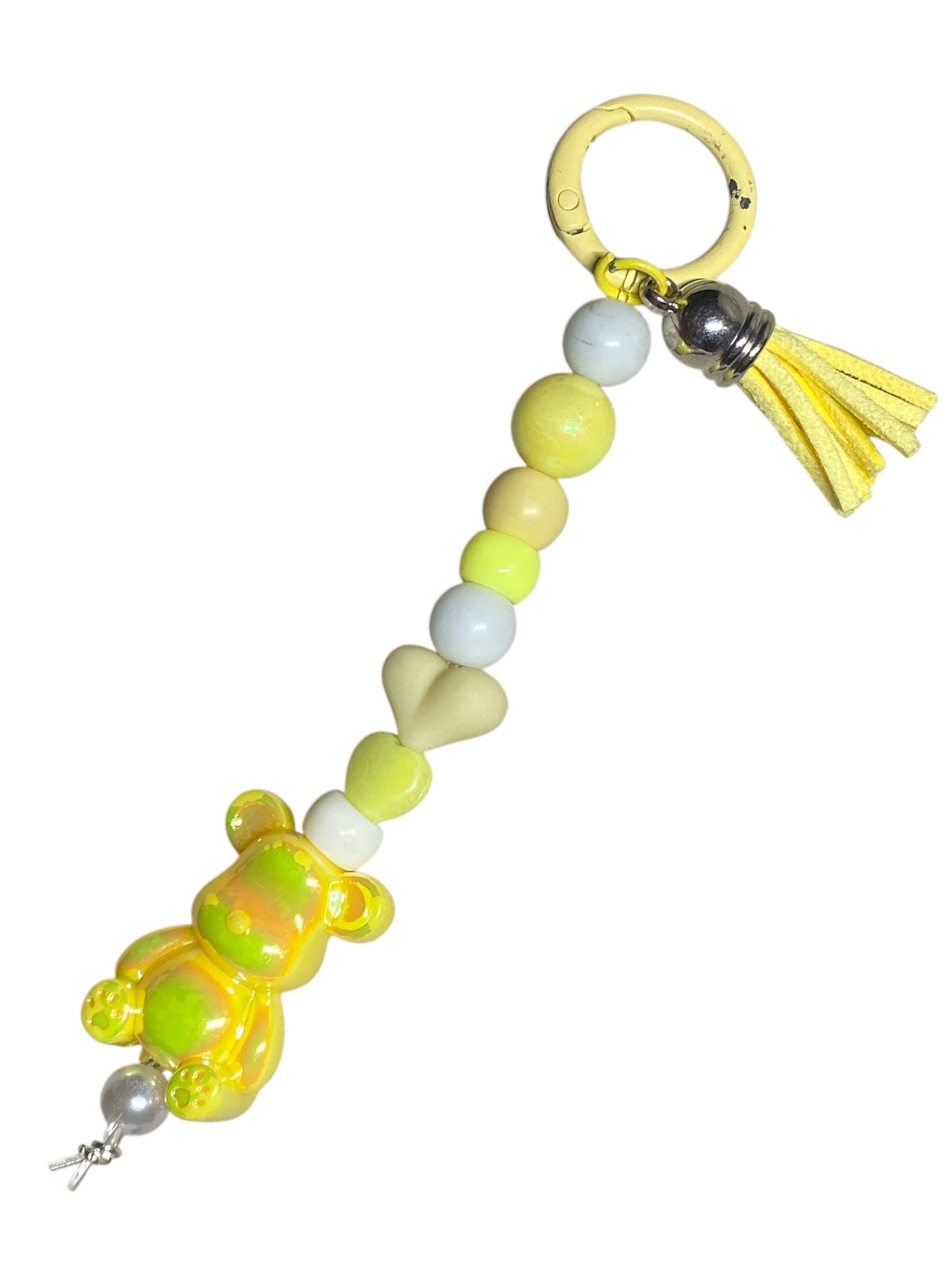 Bear and Beads keychain