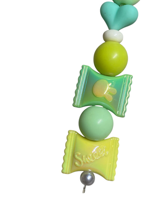Candy Packs and beads keychain