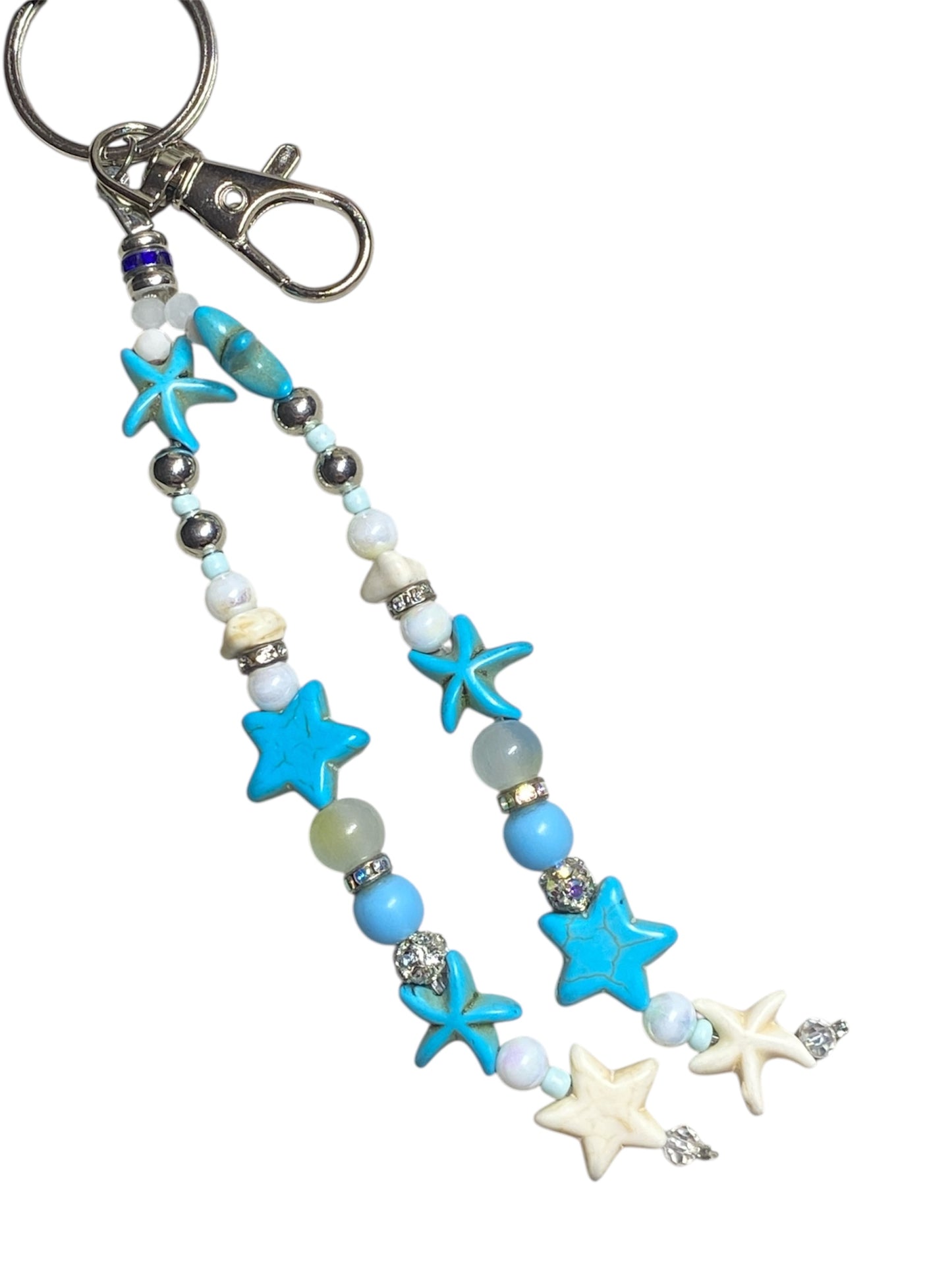 Hand made lady keychain