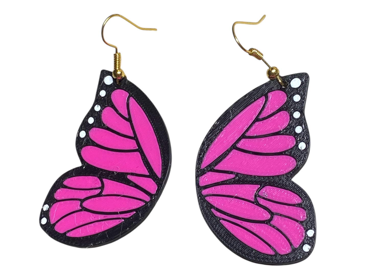 Eco-Friendly Handcrafted Earrings – Realistic Butterfly &amp; Crochet Boho Chic Styles