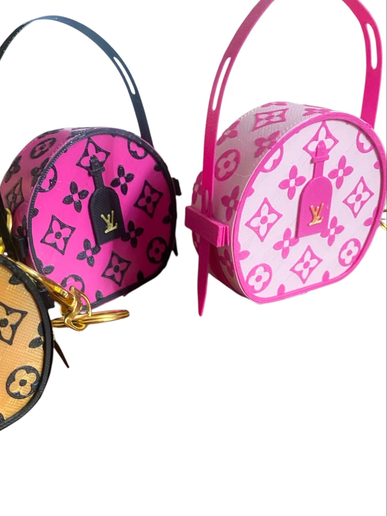 Eco-Friendly Mini Bags Keychains in PLA LV – Stylish &amp; Sustainable