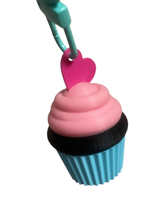 Colorful Cupcake Keychains
